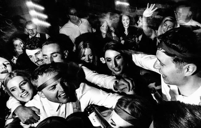 crowd rocking the dance floor